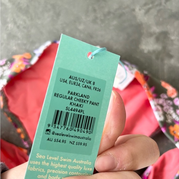 Sea Level Swim parkland cheeky swim bottom size US 4 new - Picture 3 of 8